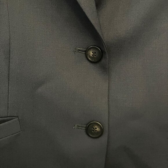 J Crew Womens Blazer Jacket Size 8 Gray Wool Lined Preppy Academia Office Career - Picture 2 of 8